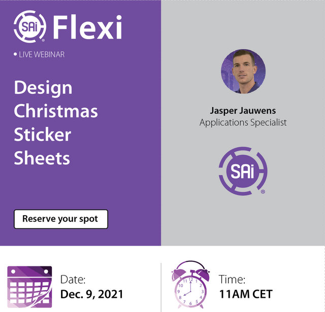 Christmas sticker tutorial invite