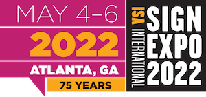 isa 2022 logo 75ys magenta orange