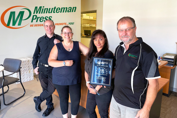 Minuteman Press Welshpool Rod Hambley and Team