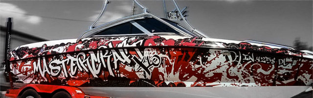 Andys boatwrap Autowrapz Brookvale boat