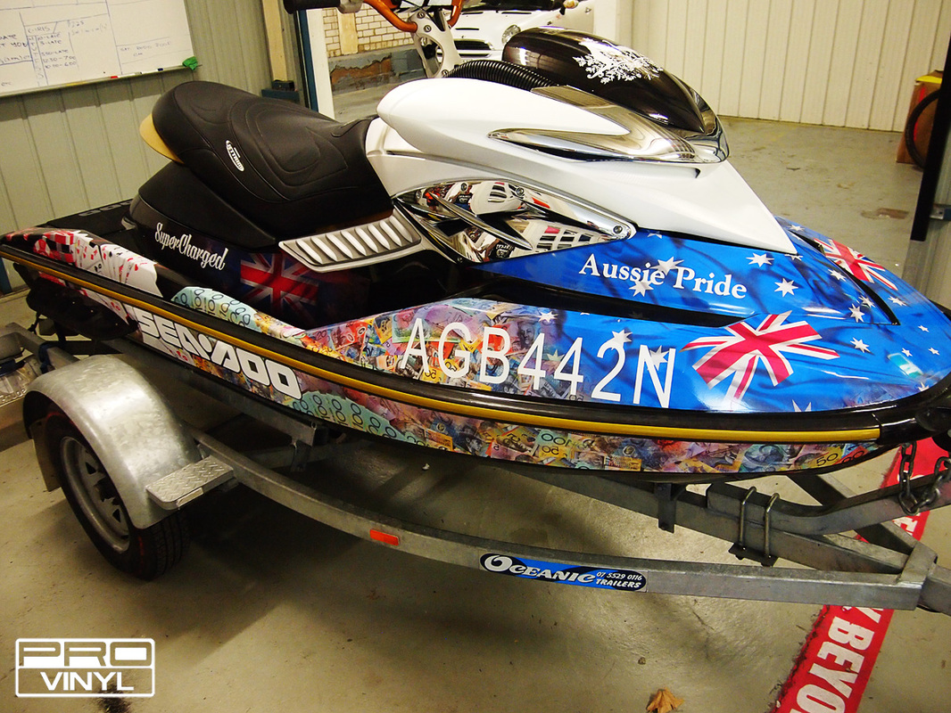 Andys wrap Provinyl Jetski Aussie