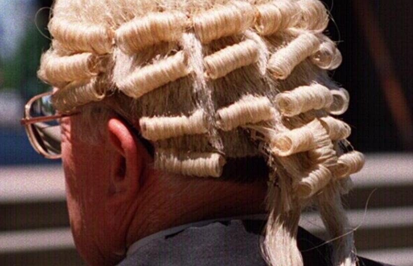 Wigged lawyer