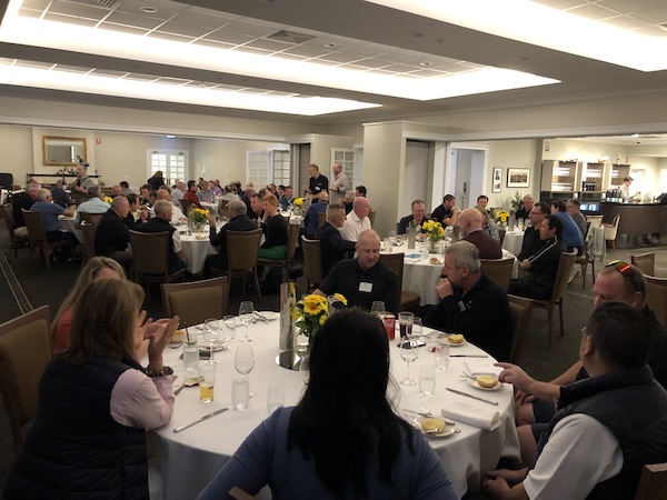 More than 100 people gathered for golf and dinner