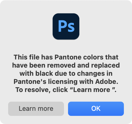 Pantone denial black mssg