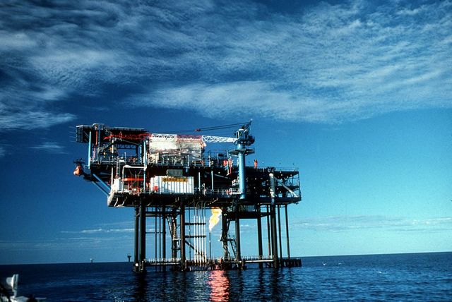 CSIRO ScienceImage 1905 Oil and Gas Drilling Platform
