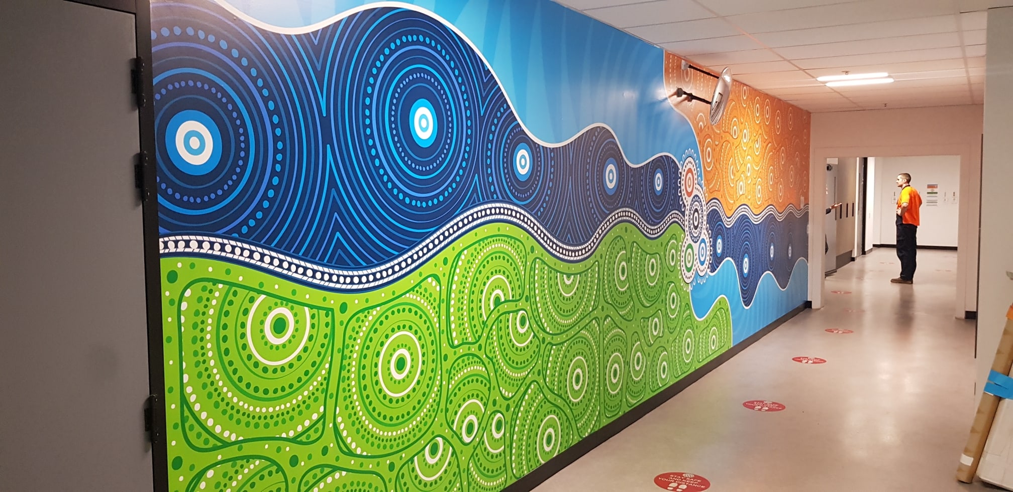 Yamari Office Wall Wrap SAV Vinyl 1
