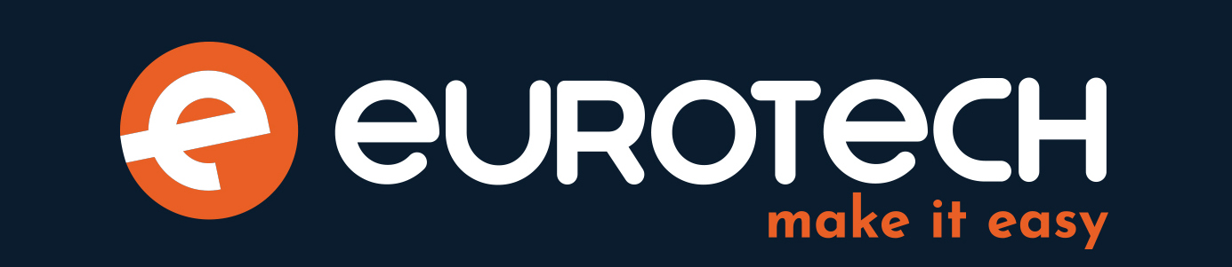 Eurotech etlogo navy slogan