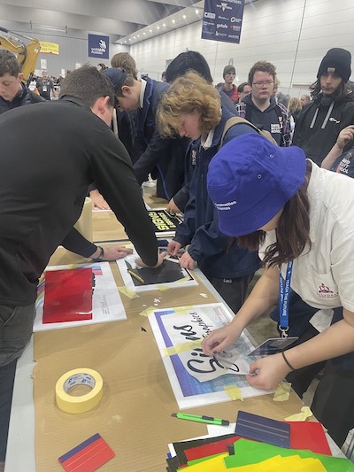 Students Try a Skill at the MCEC