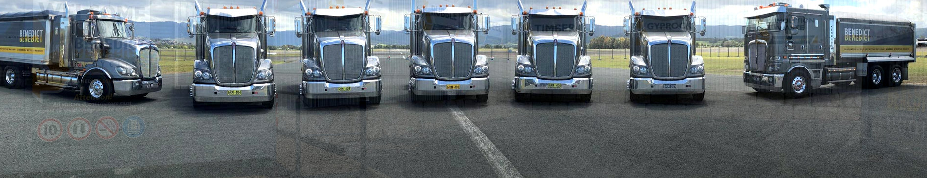 Benedict truckwrap fleet