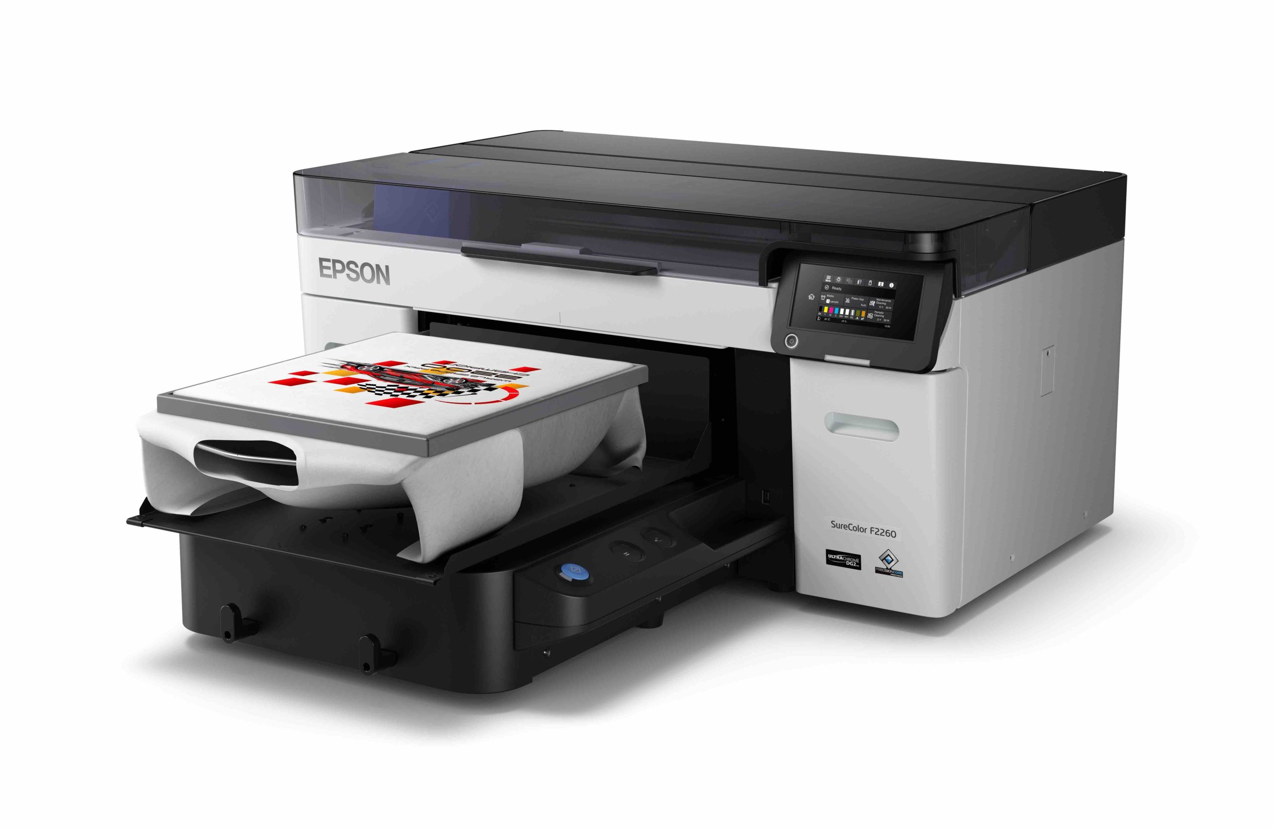 Epson F2260 Front Right with Dark White Framed Print Sample1