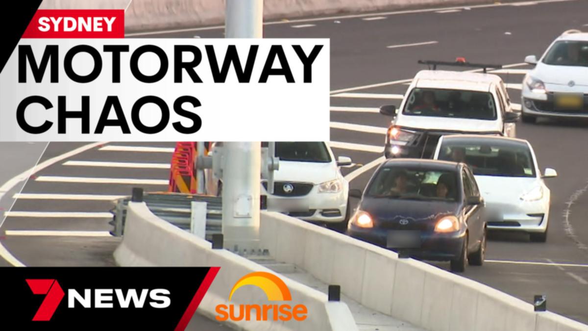WestConnex Ch7footage