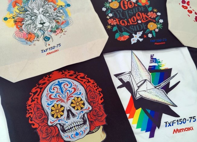 Mimaki TXf DTF samples