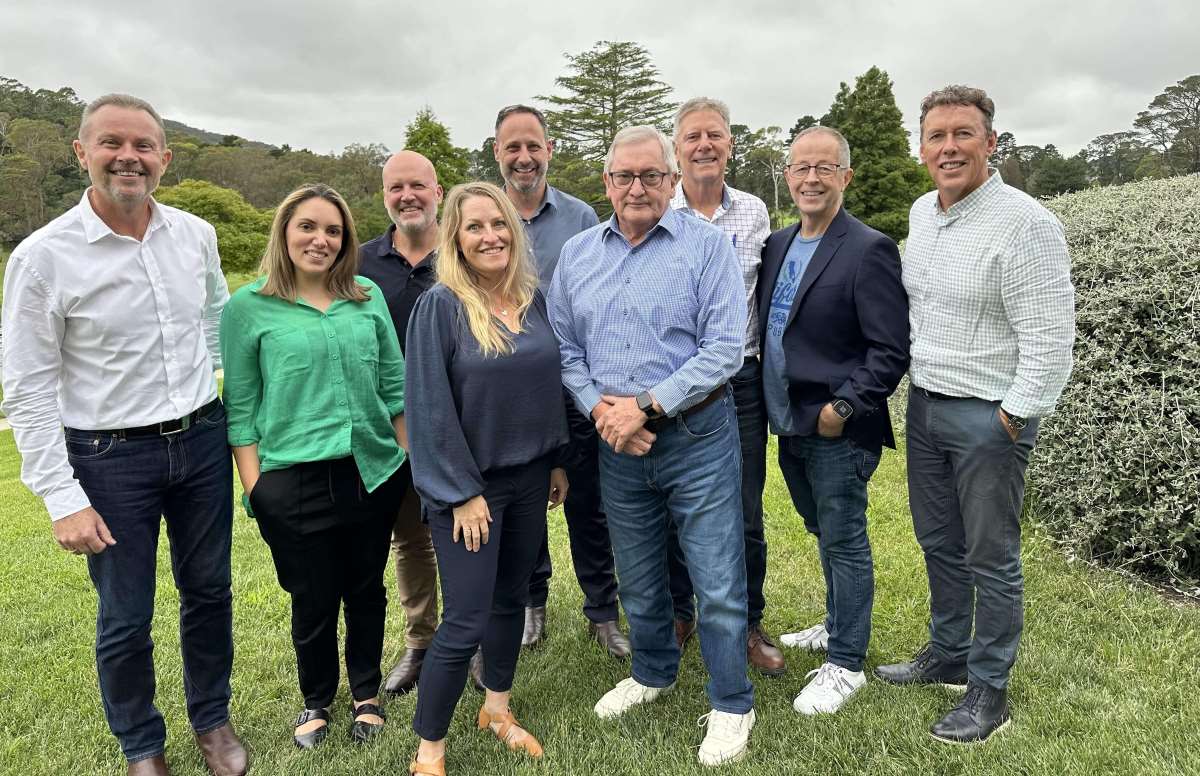 Board2024 Mitch Mulligan Andrea Trumble Luke Wooldridge Sarah Moore Mark Canavan Peter Harper Russell Cavenagh John Wall and Ian Martin. Alex McClelland absent