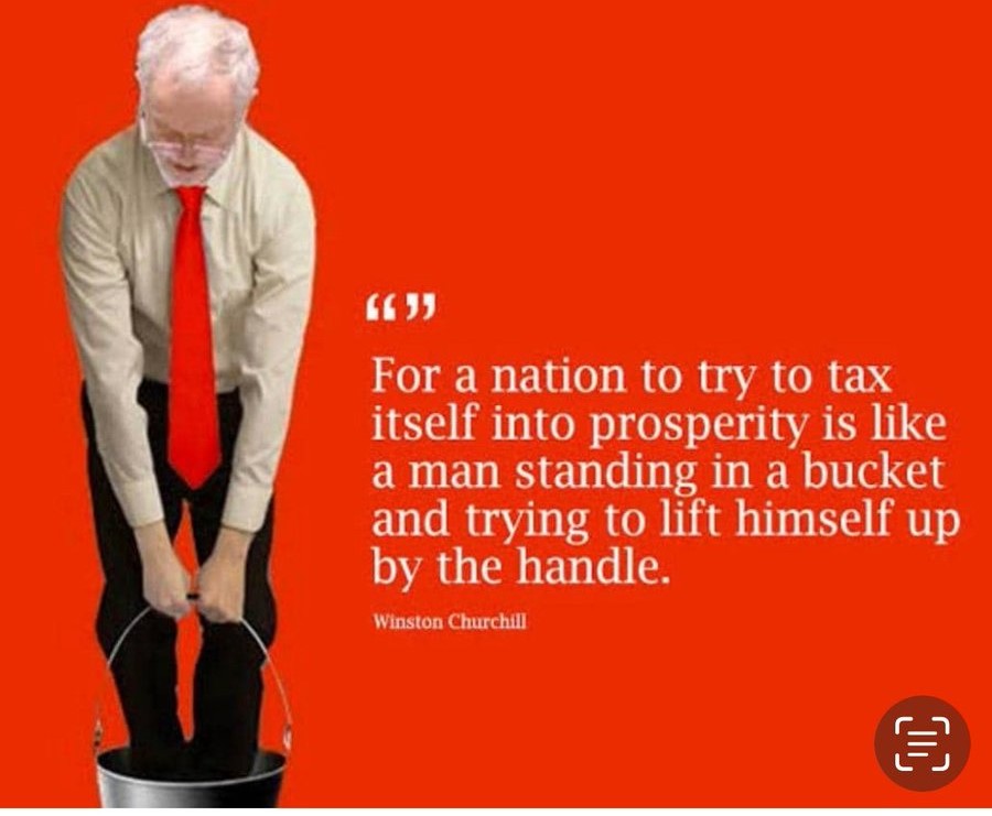 Taxquote man in bucket