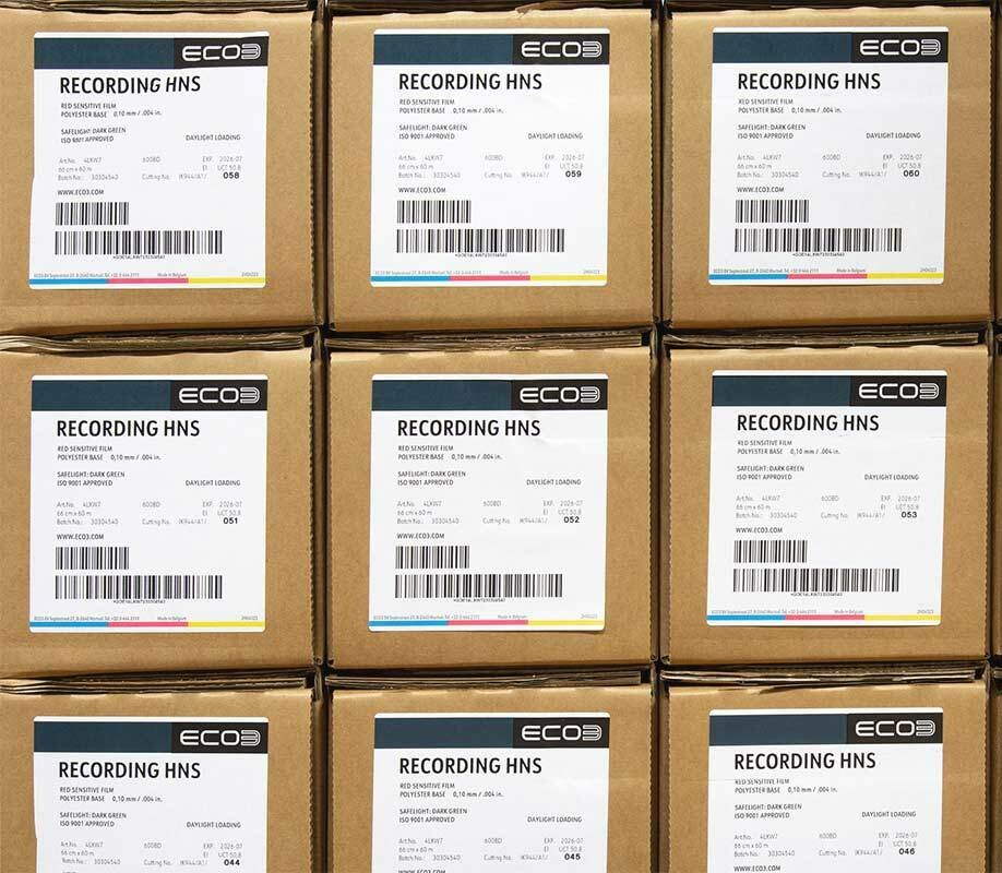 Agfa ECO3 recording film boxes 1200x800