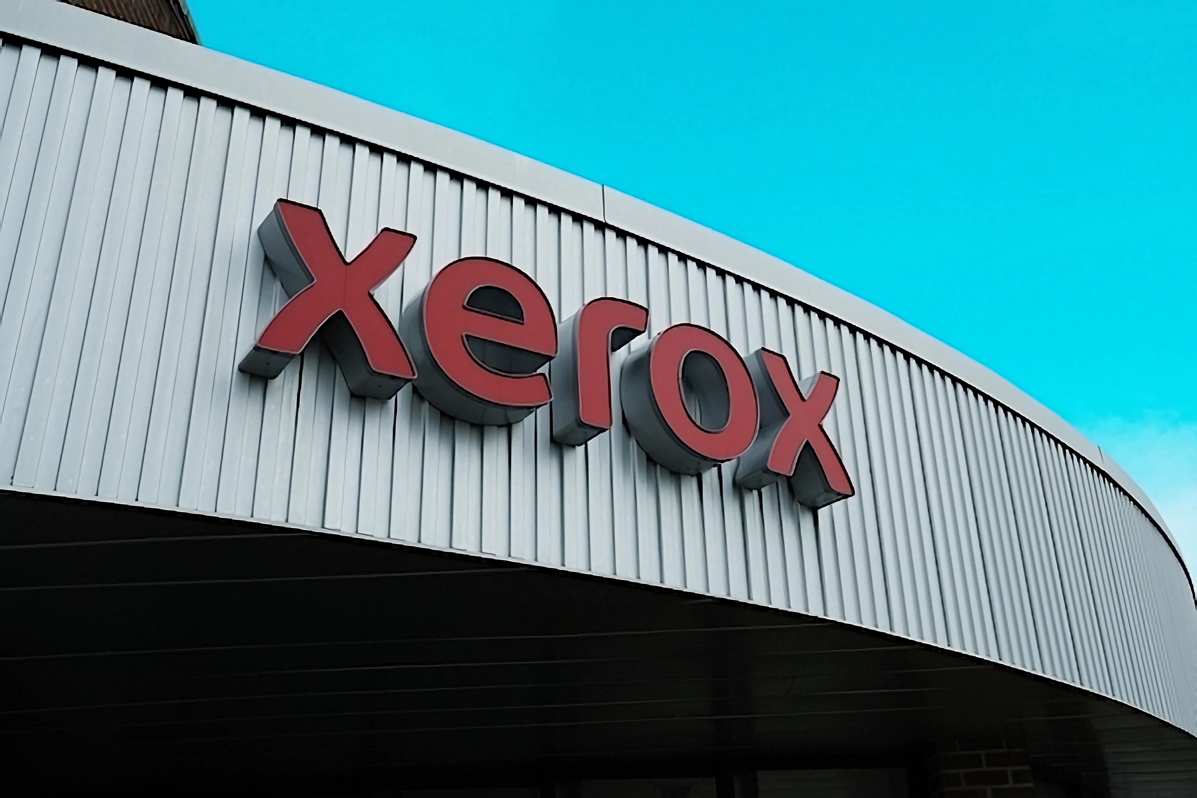 Xerox logo sign