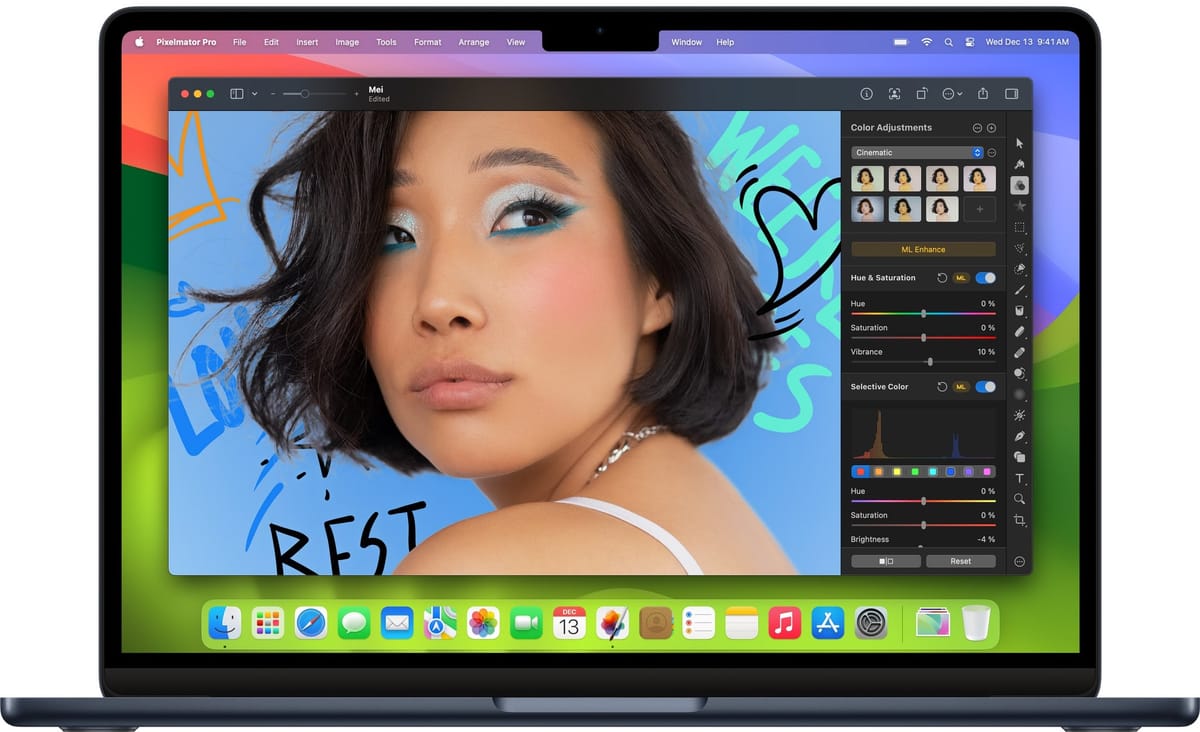 Pixelmator screen