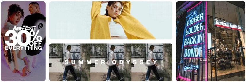 Fusion Signage GIF Set General Pants Co