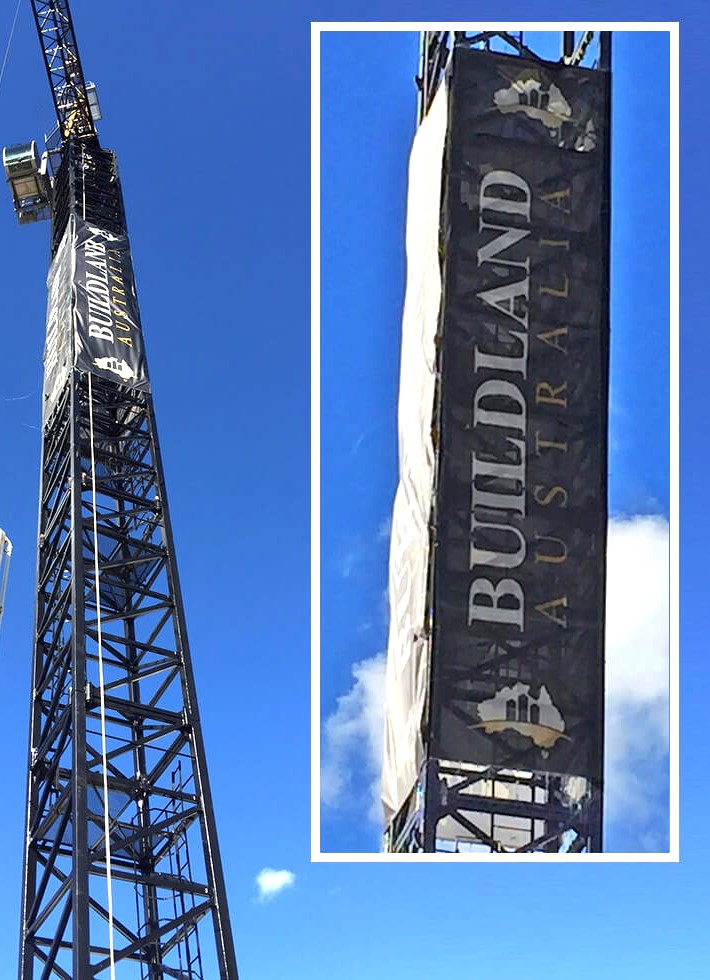 Jaybro crane banner mesh 1