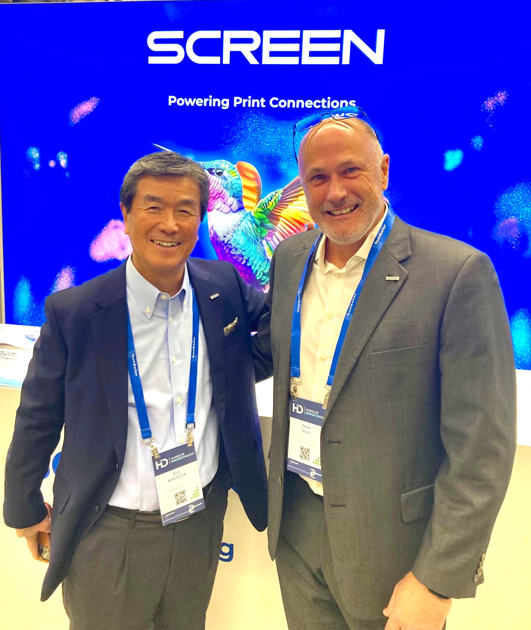 hid pETER WITH Eiji Kakiuchi Chairman