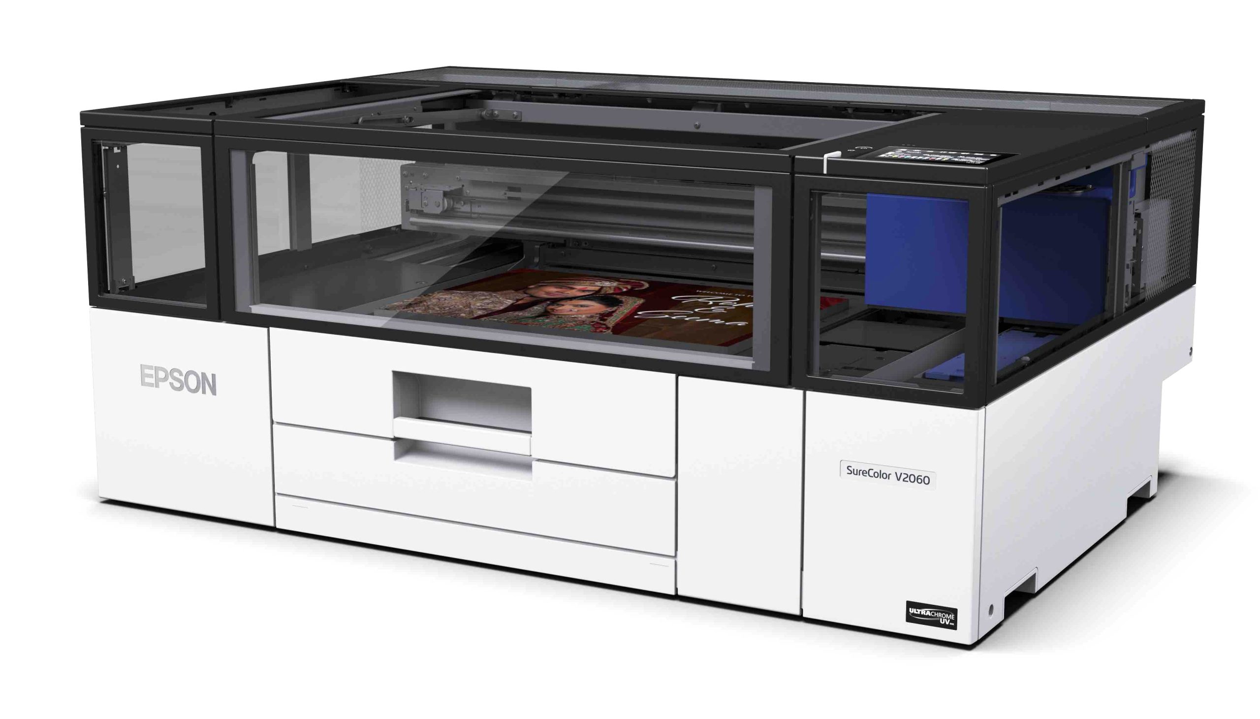 Epson V2060 A3 Right Front with Print Sample