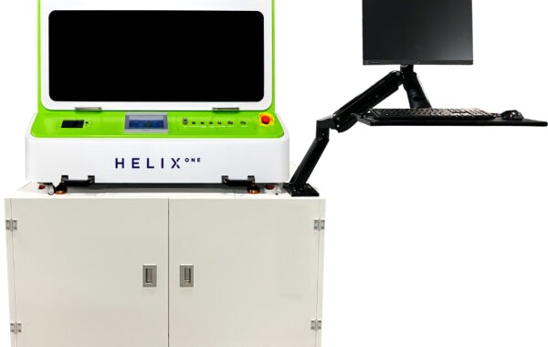 InkCups Helix ONE Benchtop Cylindrical Printer on Bench