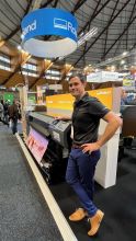 Roland DG Greg Stone at PacPrint