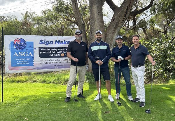 ASGA Golf Day 2025 WA Graphic Art Mart team