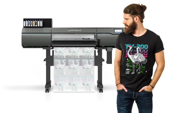 Roland DG TY300 DTF tech advancements edit