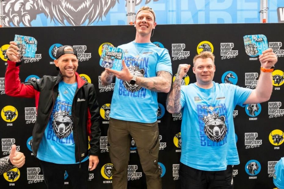 World Wrap Masters Europe winners 2025