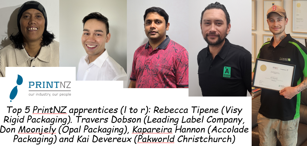 Print NZ Top 5 apprentices